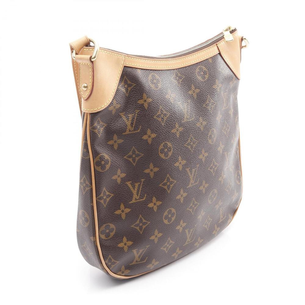 Louis Vuitton Shoulder Bag Monogram Canvas Leather Brown Odeon